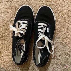Black Vans - 6, women’s